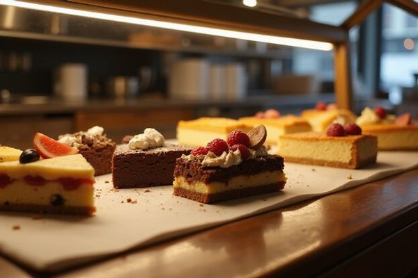 Selection of homemade cakes