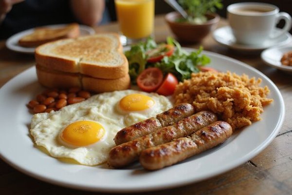 Big breakfast plate