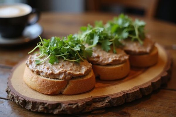 Duck pate on toast