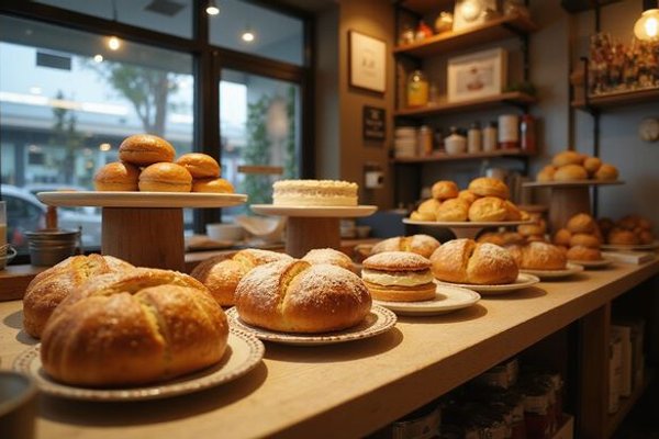 Fresh pastries and cakes