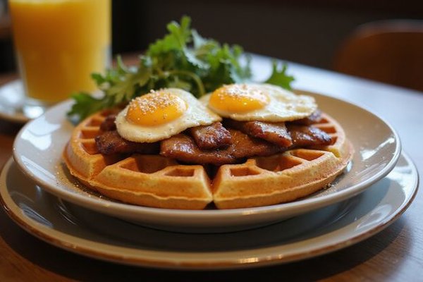 Signature Waffles at Bubbs & Bites Cafe