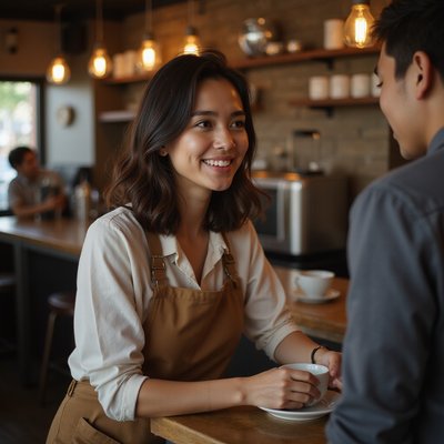 Belle, the owner of Bubbs & Bites Cafe